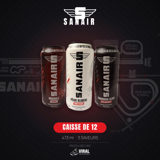 SANAIR — Pack Mixte · Caisse de 12 (PRÉCOMMANDE)