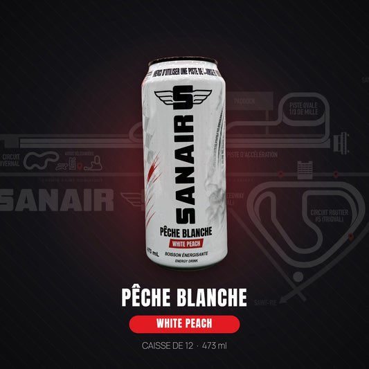 SANAIR — Pêche Blanche · Caisse de 12
