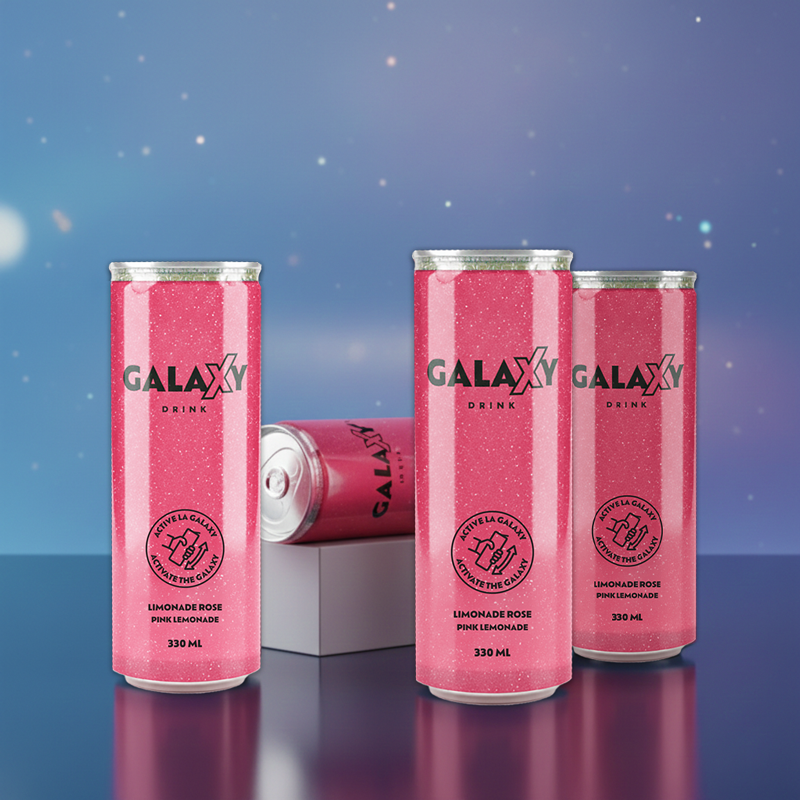 Galaxy Drink - Fuchsia - Limonade Rose - 330ml