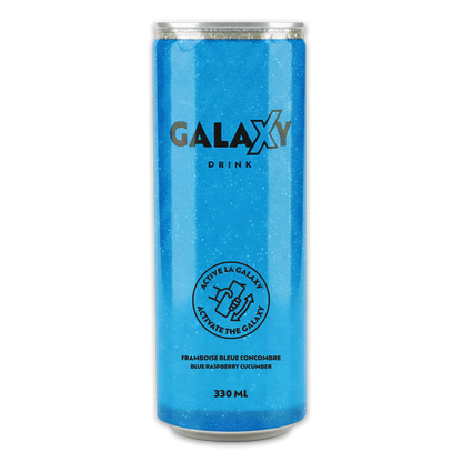 Galaxy Drink - Blue - Raspberry Blue Cucumber - 330ml