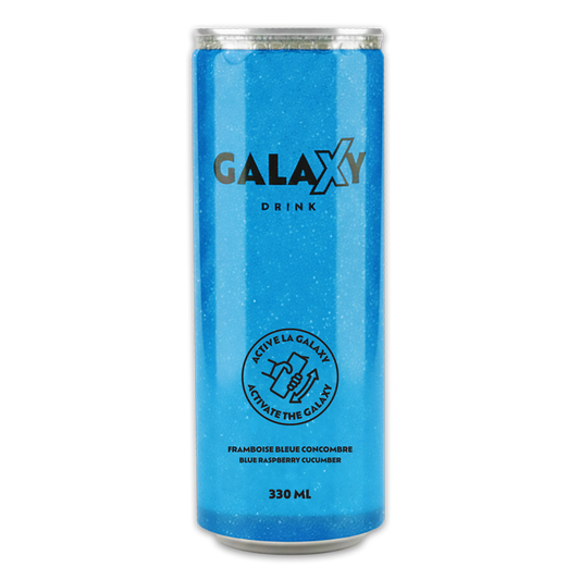 Galaxy Drink - Bleu - Framboise Bleu Concombre - 330ml
