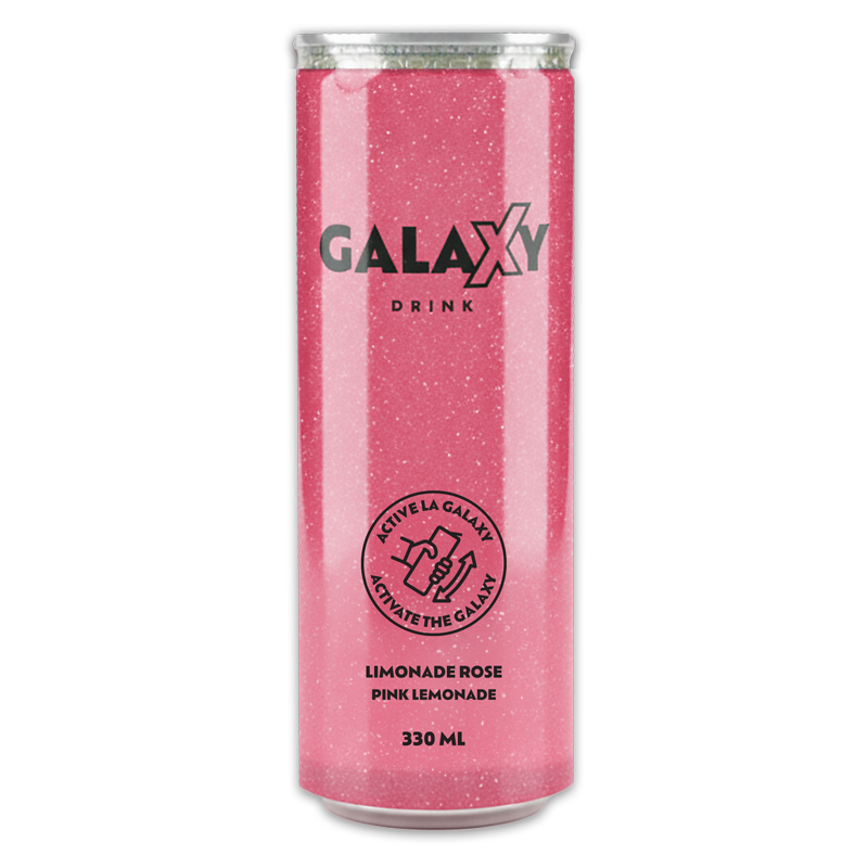 Galaxy Drink - Fuchsia - Limonade Rose - 330ml