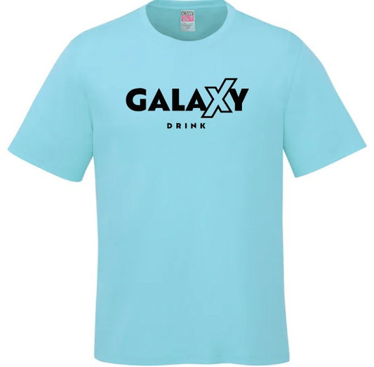 T-SHIRT GALAXY DRINK BLEU PALE | Unisexe