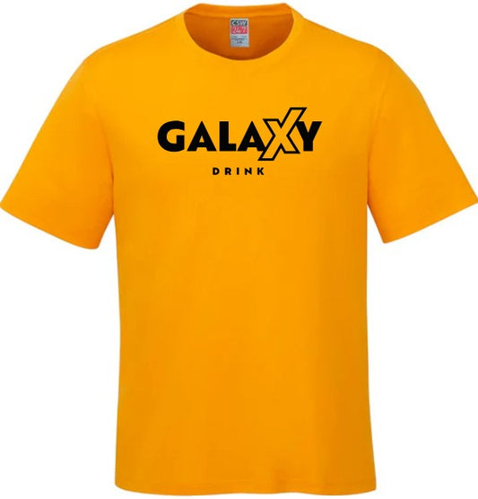 T-SHIRT GALAXY DRINK JAUNE FONCE | Unisexe