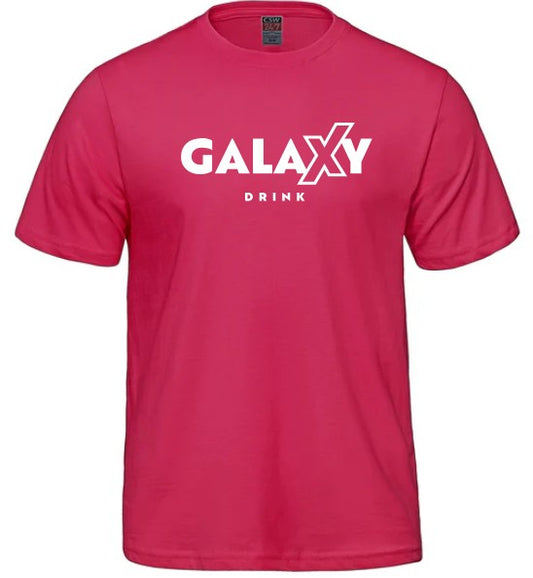 T-SHIRT GALAXY DRINK ROSE | Unisexe