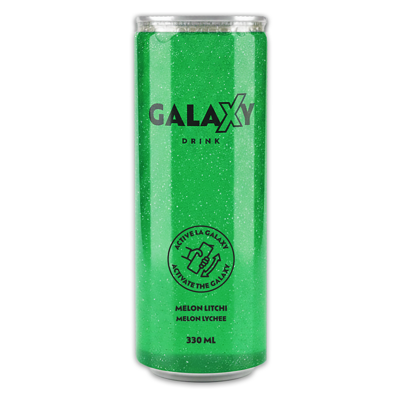 Galaxy Drink - Vert - Melon Litchi - 330ml