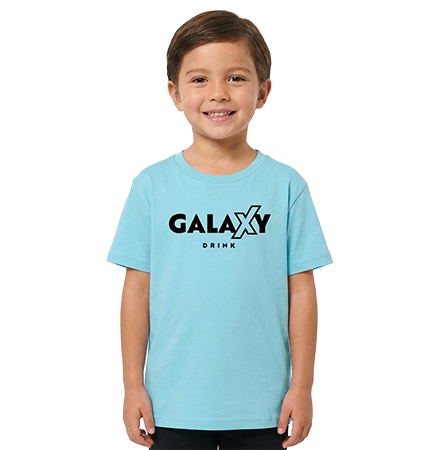 GALAXY DRINK PALE BLUE T-SHIRT | Unisex