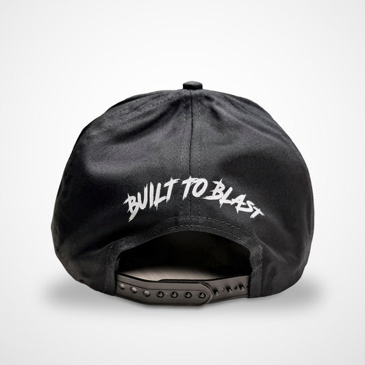 Arrière de la casquette DEEPCORE : BUILT TO BLAST et fermeture snapback