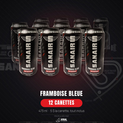 SANAIR — Framboise Bleue · Caisse de 12 (PRÉCOMMANDE)