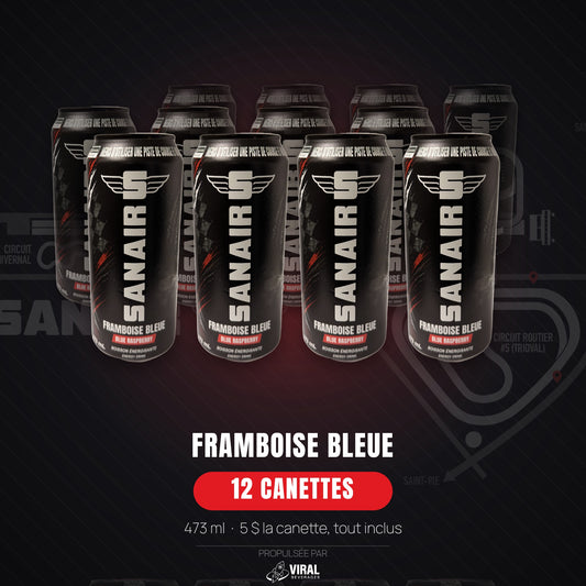 SANAIR — Framboise Bleue · Caisse de 12 (PRÉCOMMANDE)