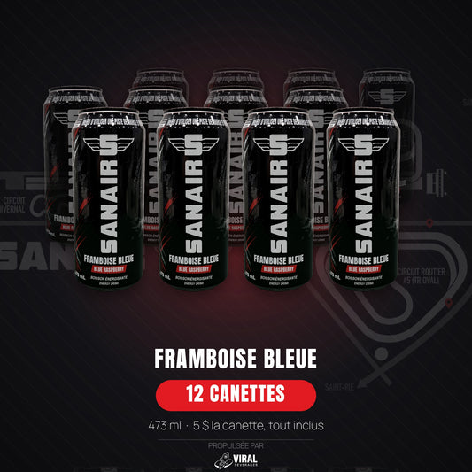SANAIR — Framboise Bleue · Caisse de 12
