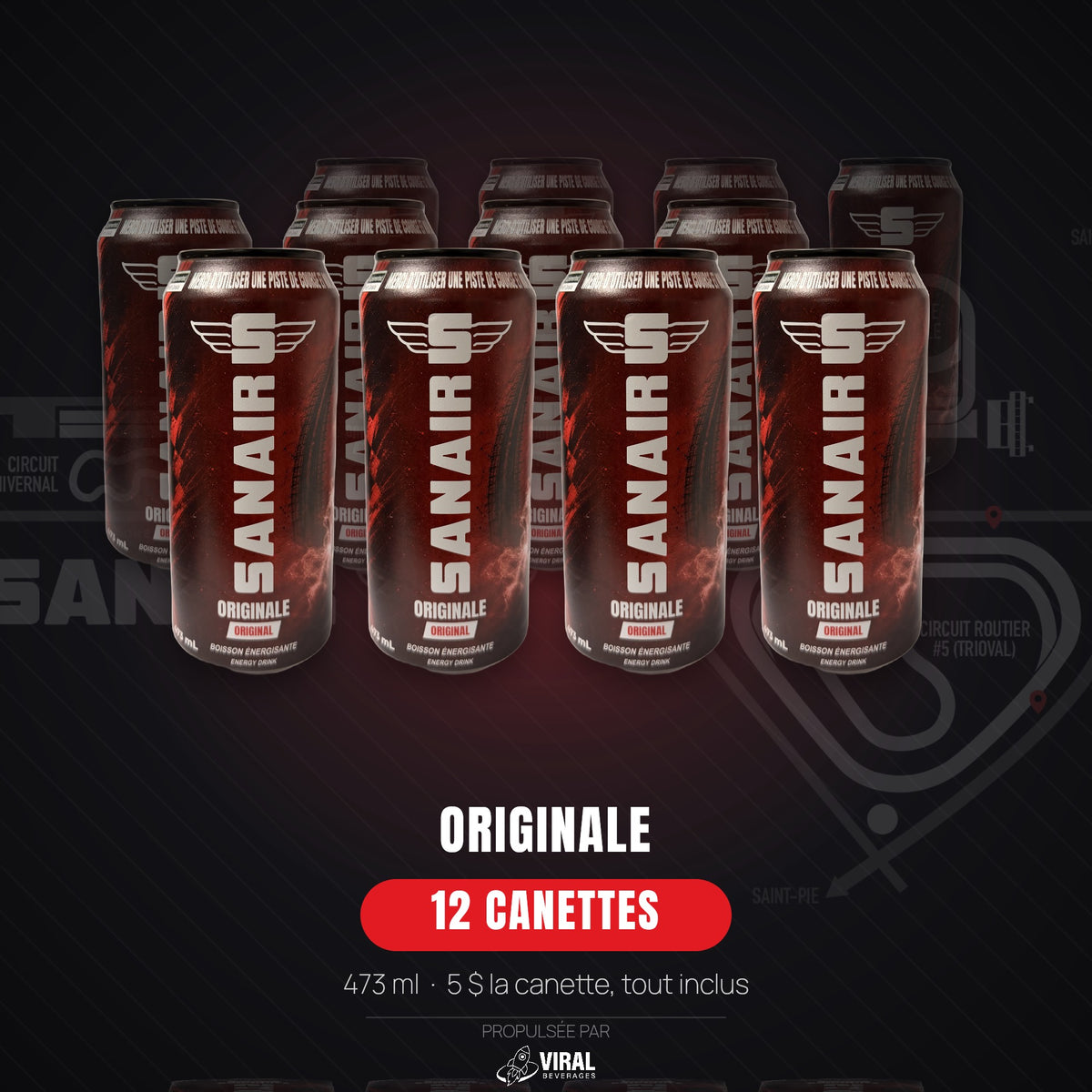 SANAIR — Originale · Caisse de 12 (PRÉCOMMANDE)