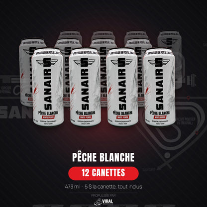SANAIR — Pêche Blanche · Caisse de 12