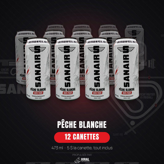SANAIR — Pêche Blanche · Caisse de 12
