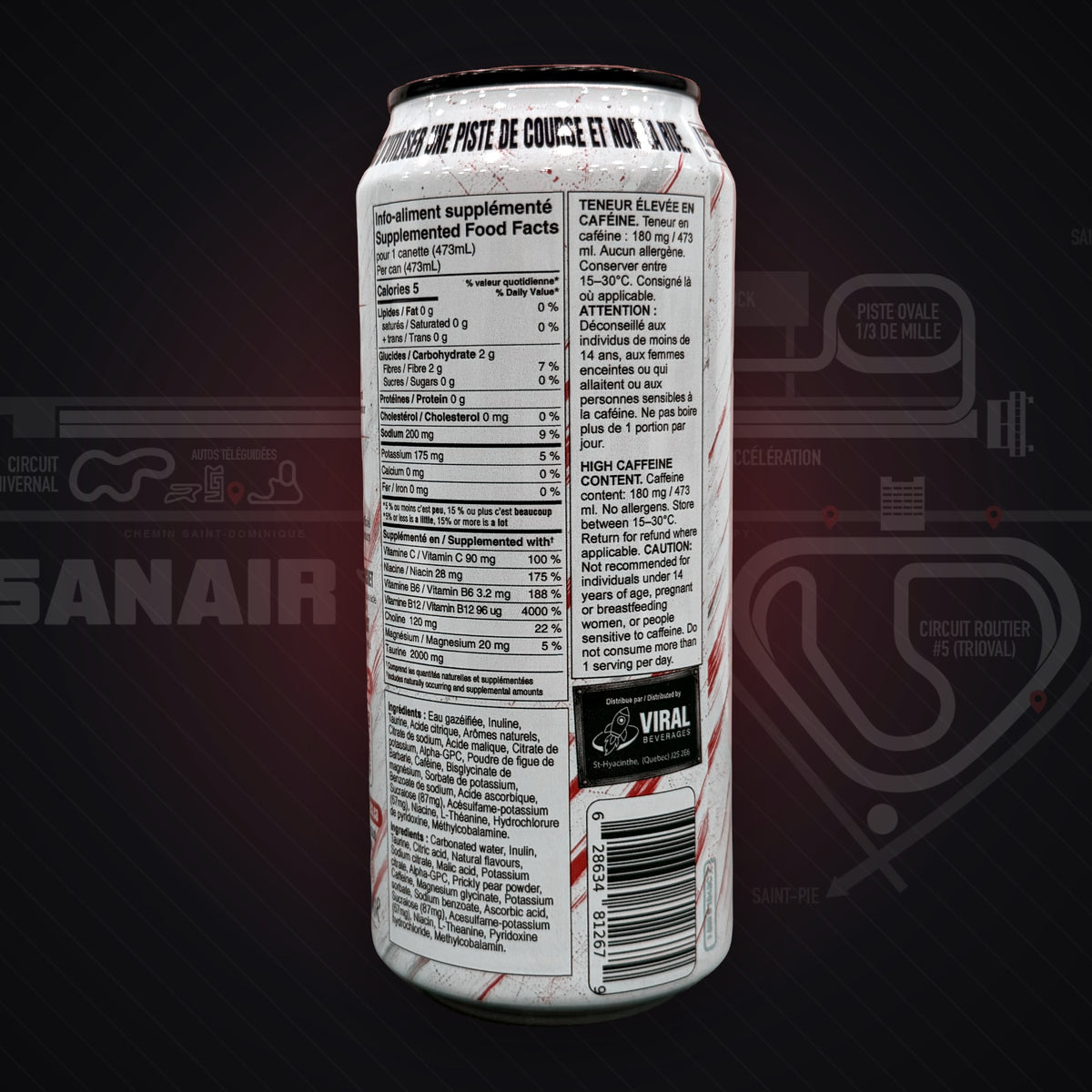 SANAIR — Pêche Blanche · Caisse de 12