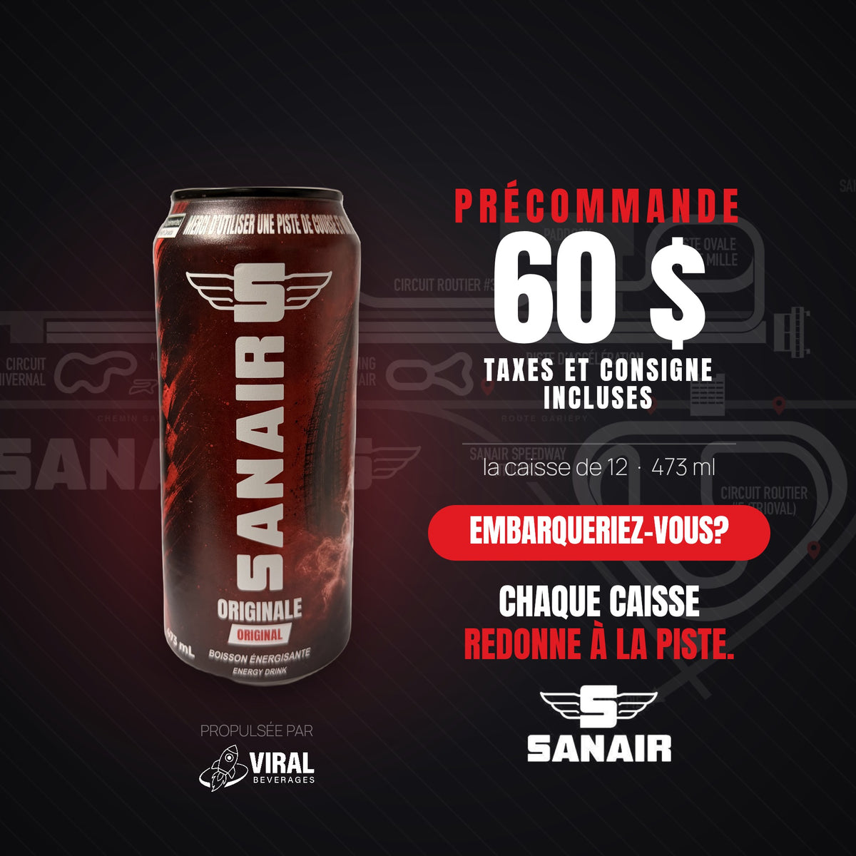 SANAIR — Originale · Caisse de 12 (PRÉCOMMANDE)