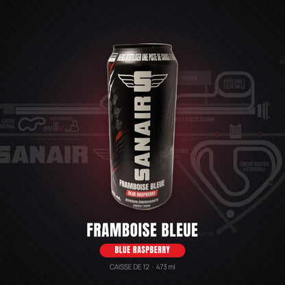 SANAIR — Framboise Bleue · Caisse de 12 (PRÉCOMMANDE)
