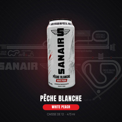 SANAIR — Pêche Blanche · Caisse de 12